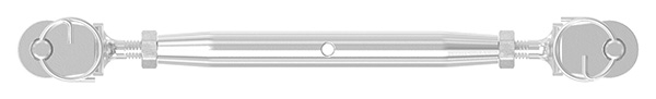 Tendeur de hauban | Fourche/Fourche | Filet M4 | V4A