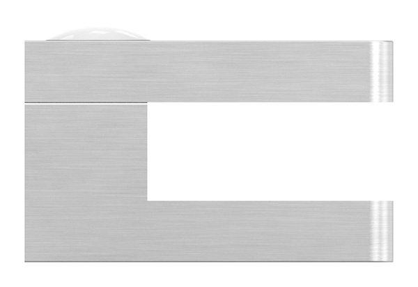 Glasklemme 30x30x18 mmØ 26-9 mm- fuer 8-76 mm VSG Glas-10-MODELL22-2.8