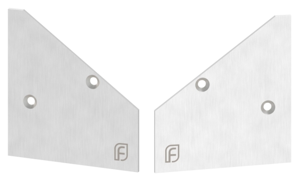 Vordach Montage-Set Edelstahl Aluminium EPDM fuer Glas 17-52 mm L = 2005 mm eleganza canopy-88-11VDE-GU-2000.17