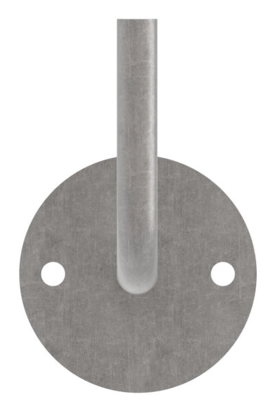 Handlaufhalter - mit Ronde 70x4 mm - zum Anschweissen - Stahl S235JR- roh-30-1401.8