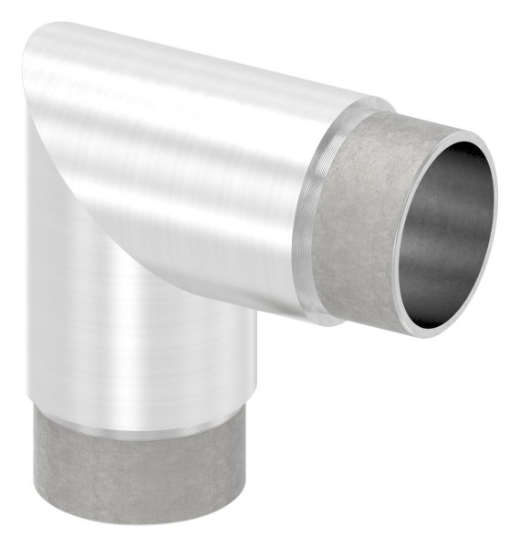 Coude d'angle 90°, pour tube rond Ø 42.4x2.0 mm V4A