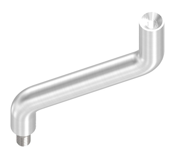 Support Ø 14mm, 2x 30° coudé, V2A