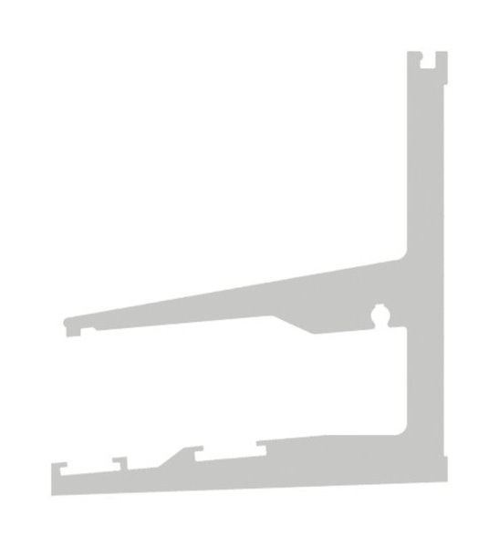 Vordachprofil Aluminium L = 2405 mm eloxiert E4-EV1-88-11VDE-2400.ALU