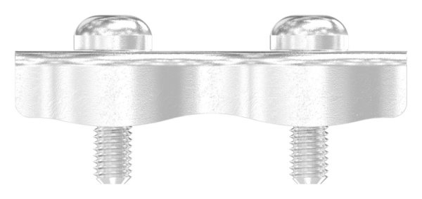 Pince double pour corde de 5 mm V4A