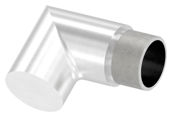 Endbogen 90° V2A fuer Rohr Ø 33-7 x 2-0 mm zum Stecken-11.3390