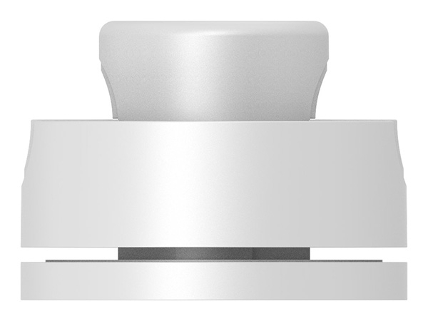 Porte-brenk Ø 50mm, plastique, gris clair