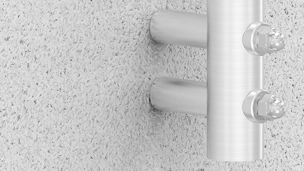 Entretoise pour tube 42,4mm, longueur 100mm, V2A