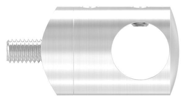 Support de barre transversale Ø 22 mm | connexion : 33,7 mm | avec trou : 14,2 mm | V2A